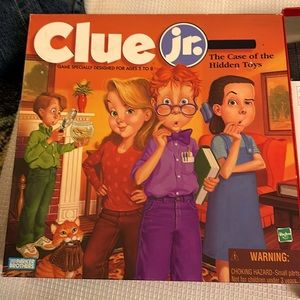 VINTAGE CLUE JR JUNIOR BOARD GAME PARKER BROTHERS 1998 COMPLETE EXCELLENT